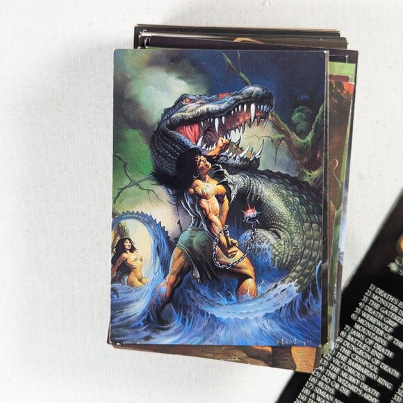 Ken Kelly fantasy art cards collection 2, 1994, BASE SET ONLY 90 cards - Picture 10 of 10